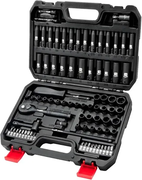 Llnedl 14 Inch Drive Impact Socket Set 83pcs Socket Wrench Set Metric