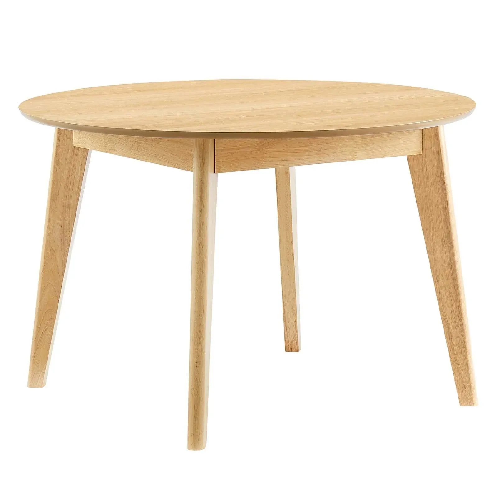 Modway Vision 45" Round Dining Table in Oak