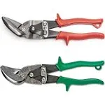 Wiss Set of 2 Metalmaster Offset Aviation Snips, M6R, M7R - GW M6M7R Snip Set