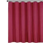 Quality Fabric Shower Curtain Liners 72 Inch by 72 Inch Burgundy Water Resist...