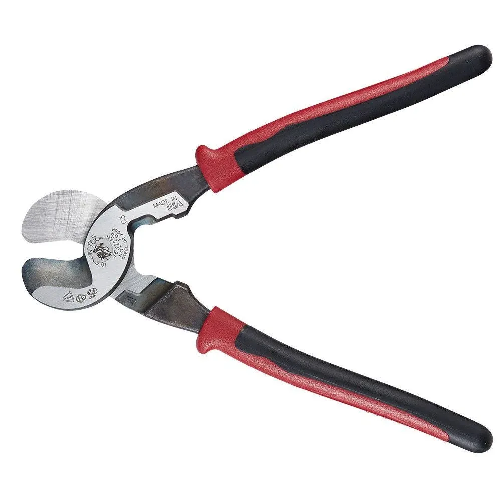 Klein Tools Journeyman High Leverage Cable Cutter with Stripping