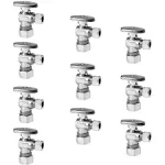 10-Pack EFIELD Angle Stop Valve 2 Nominal 5 8 OD Compression x 3 1 4-Turn at MechanicSurplus.com