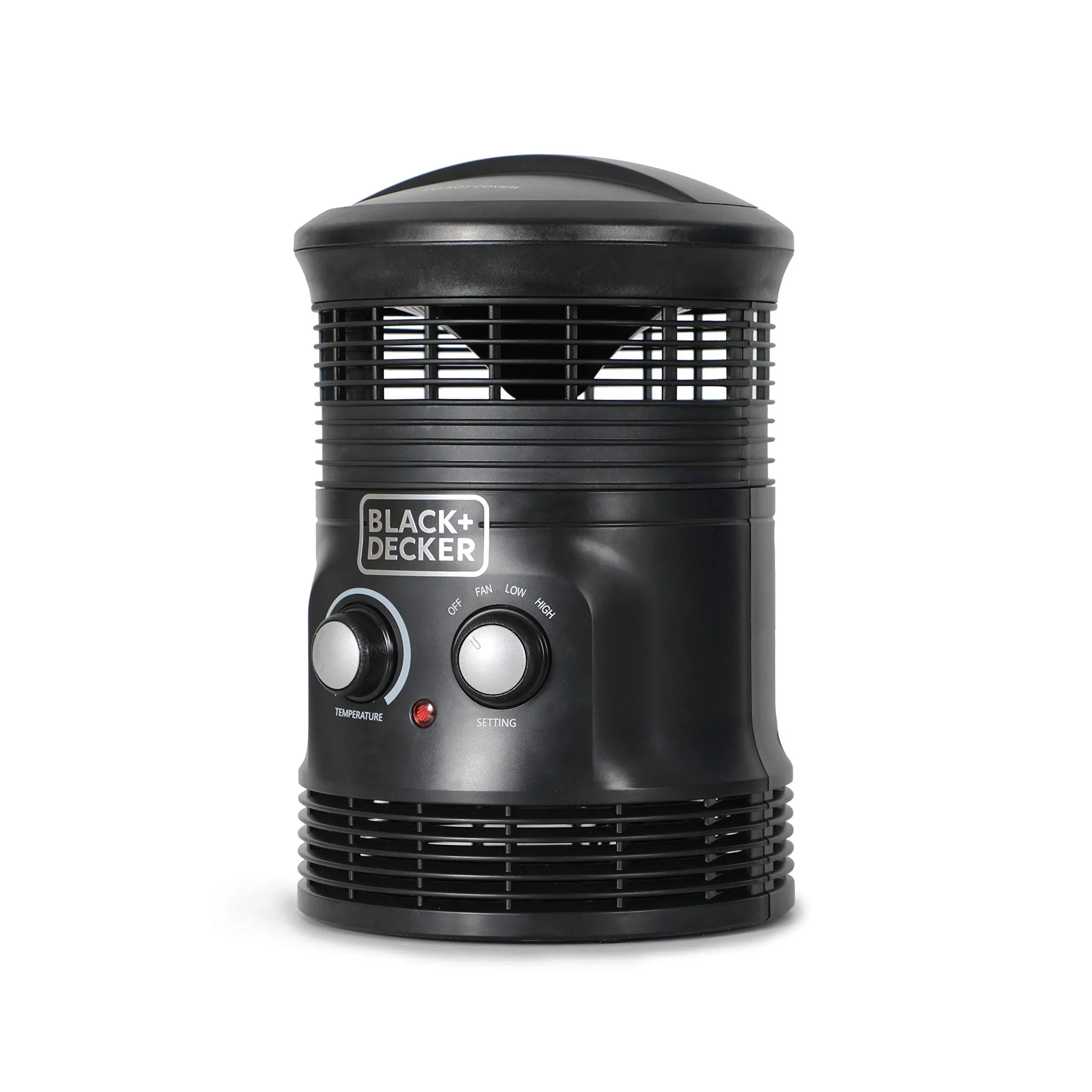 360° Surround Heater + Fan In Black