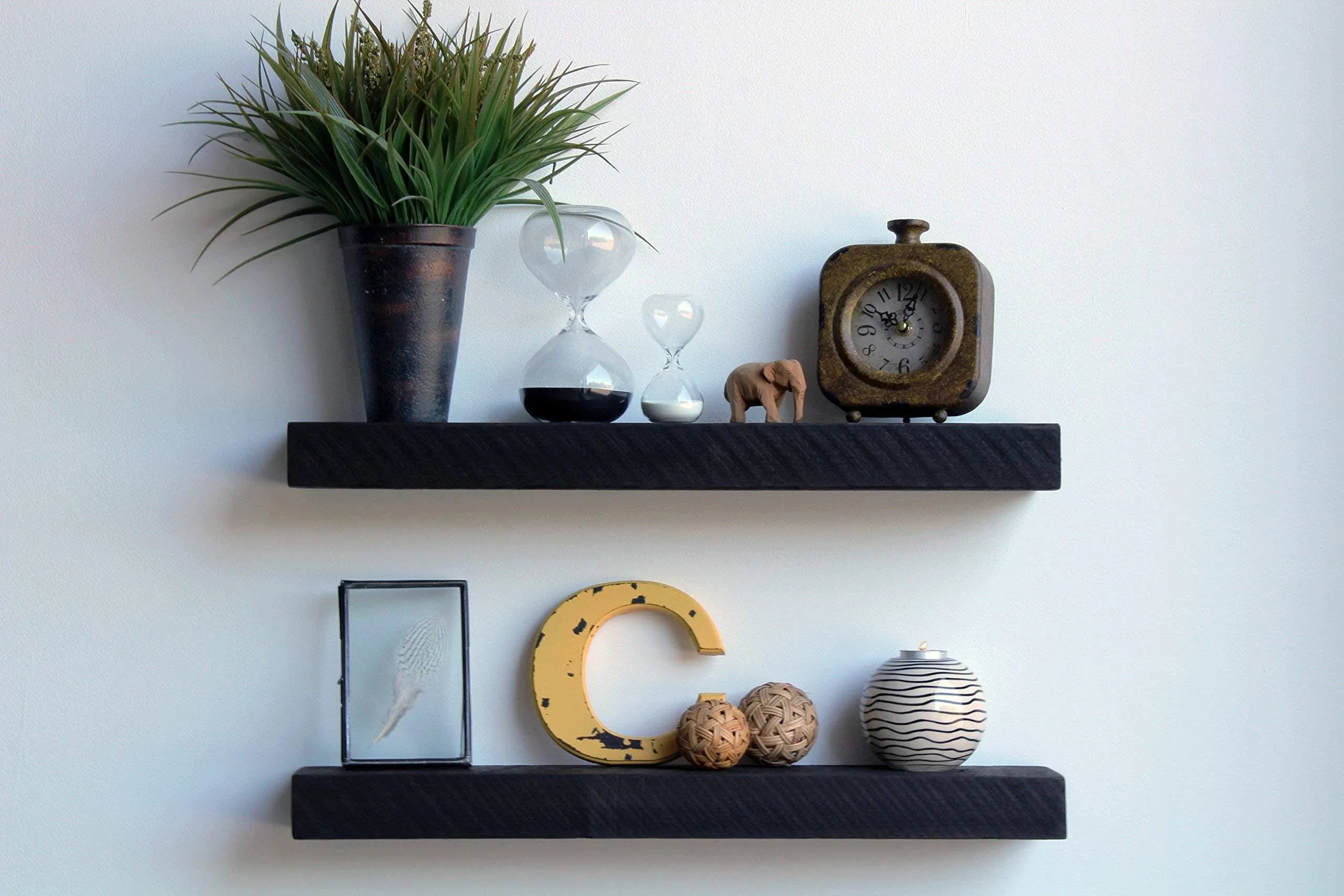 Urban Legacy Floating Shelves Made from Genuine Reclaimed Wood