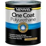 Minwax One Coat Polyurethane Satin, 1-Qt,