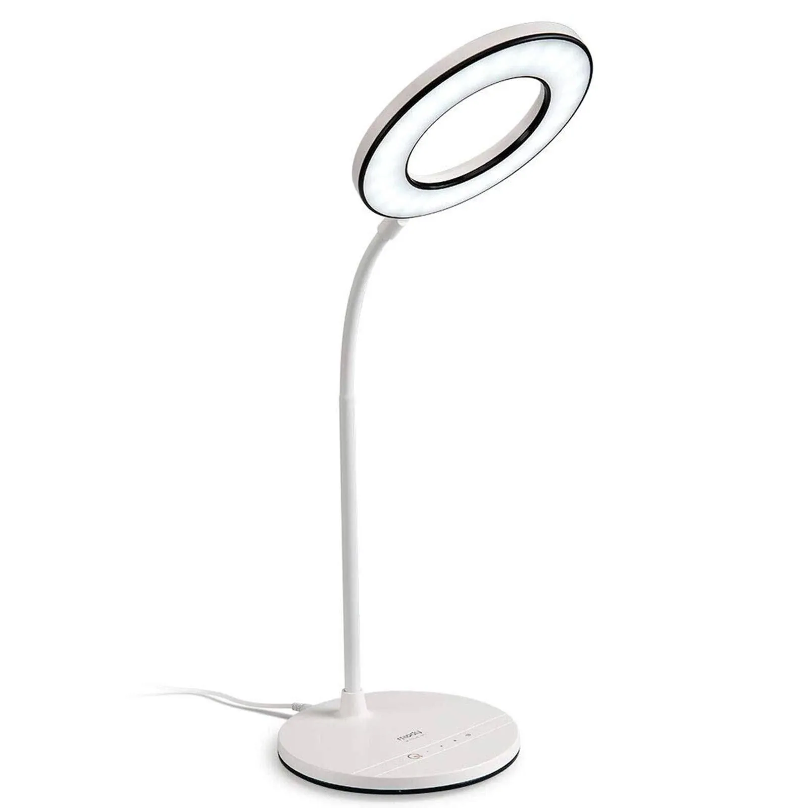 Miady LED Desk Lamp Eye-Caring Table Lamp, 3 Color Modes; 4 level dimmers.