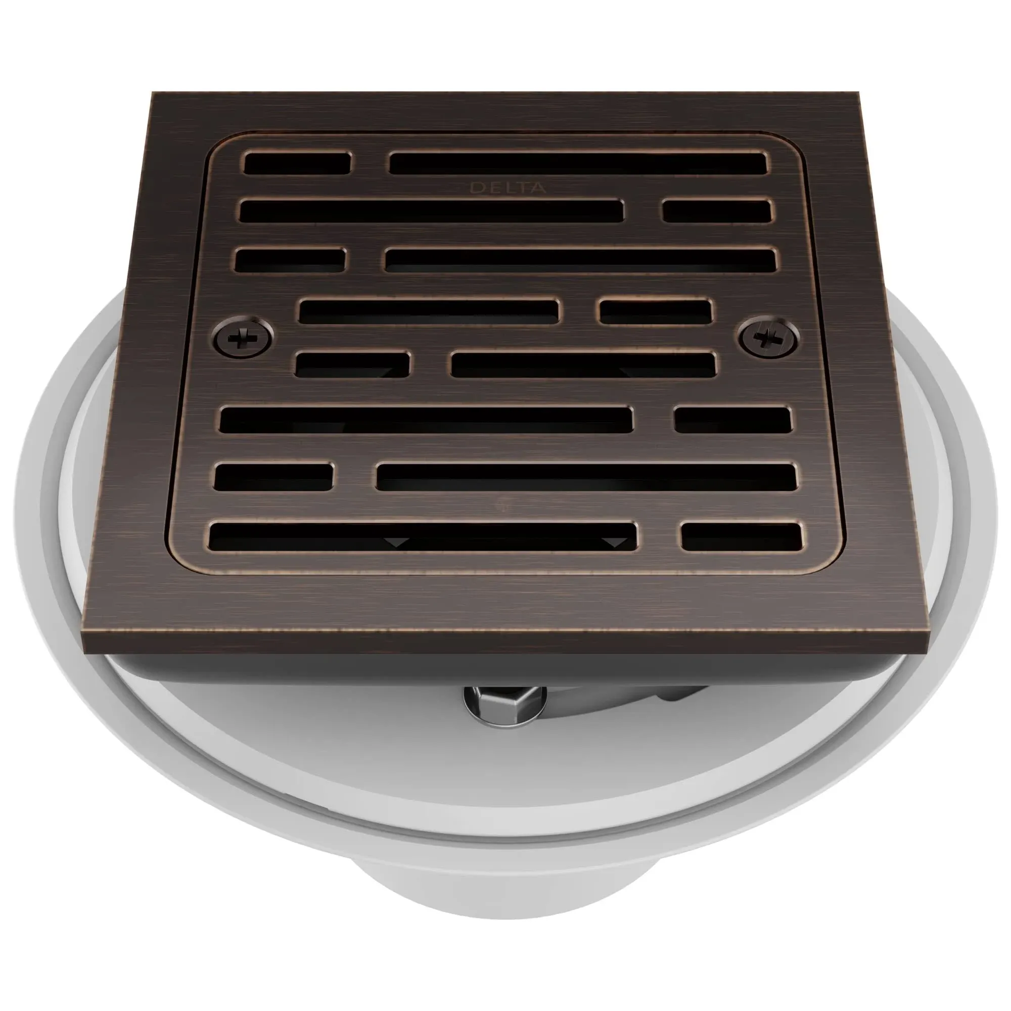 Delta DT062412 4" Tile-In Square Shower Drain - Venetian Bronze