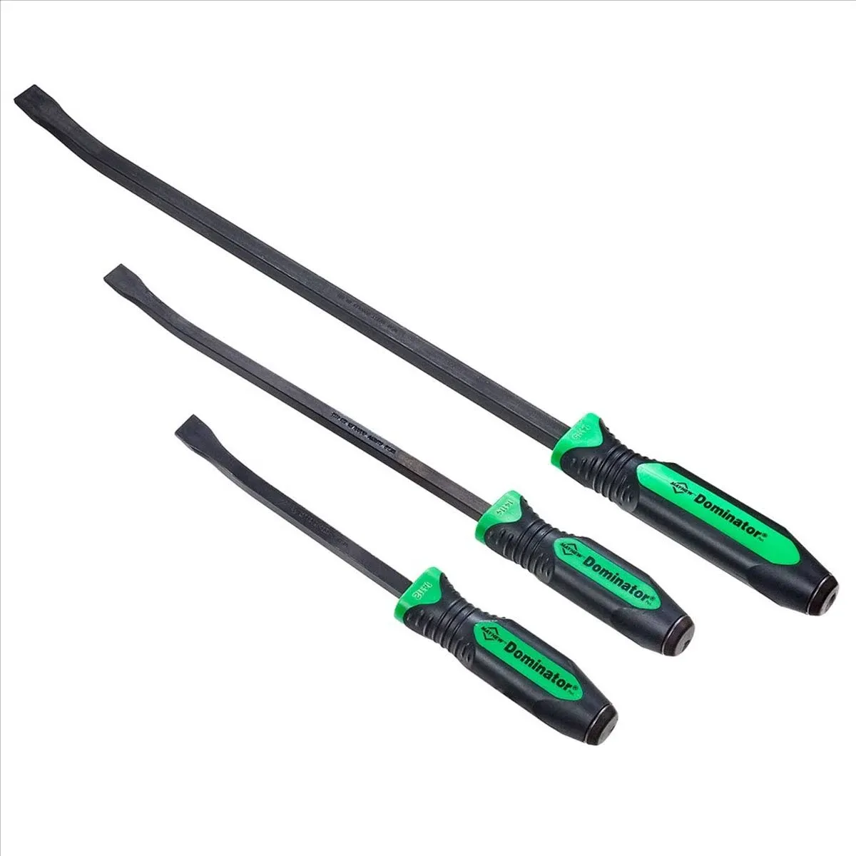 Mayhew 14071GN Curved Green 3-Pc Pry Bar Set