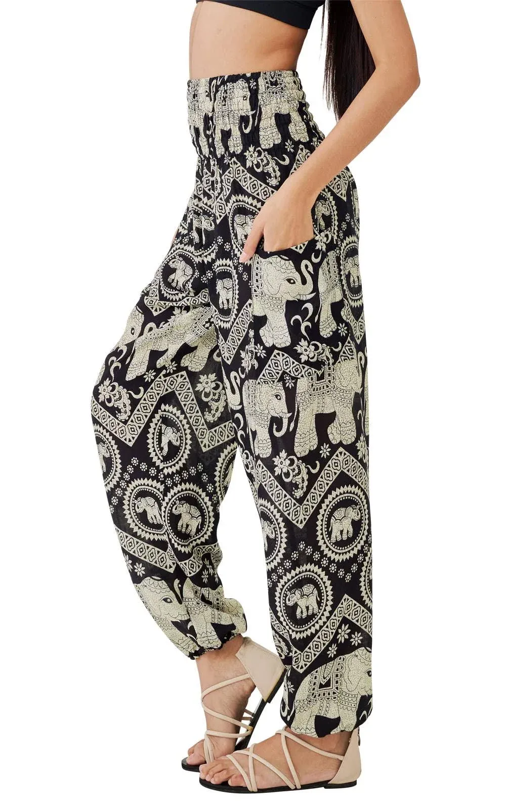 Joob Joob Boho Pants for Women - Hippie Harem Pants Women - Womens Yoga Pants ...