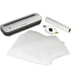 FoodSaver Space-Saving Vacuum Sealer with Bags and Roll