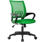 Bestoffice Home Office Chair Ergonomic Desk Chair Mesh Computer Chair with Lumbar Support Armrest Adjustable Rolling Swivel Chair for Women, Green