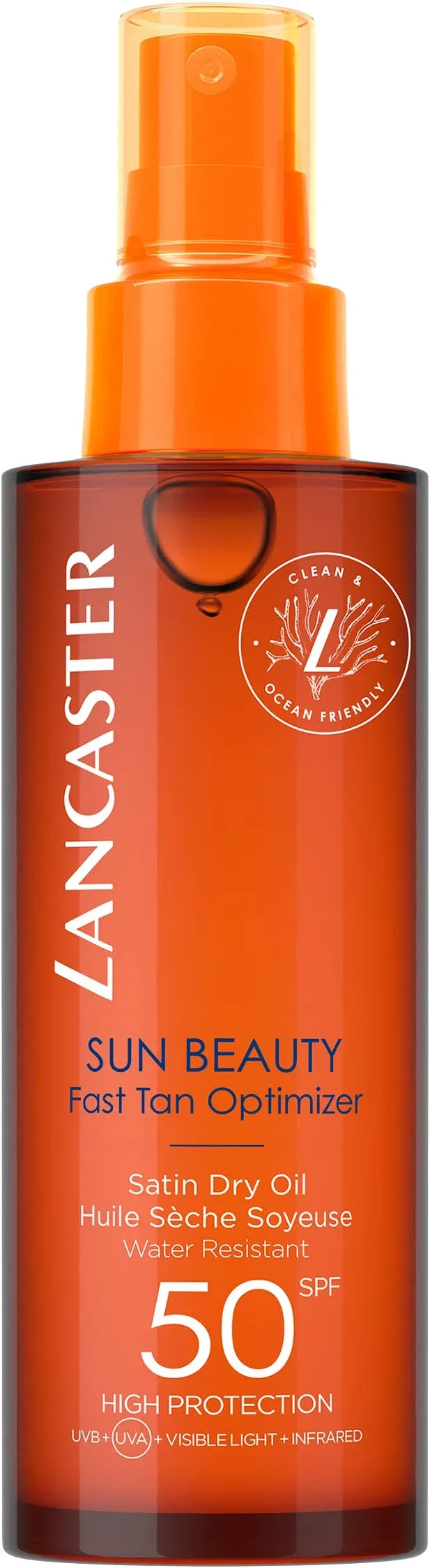 Lancaster Sun Beauty Fast Tan Optimizer Satin Dry Oil SPF50 150ml