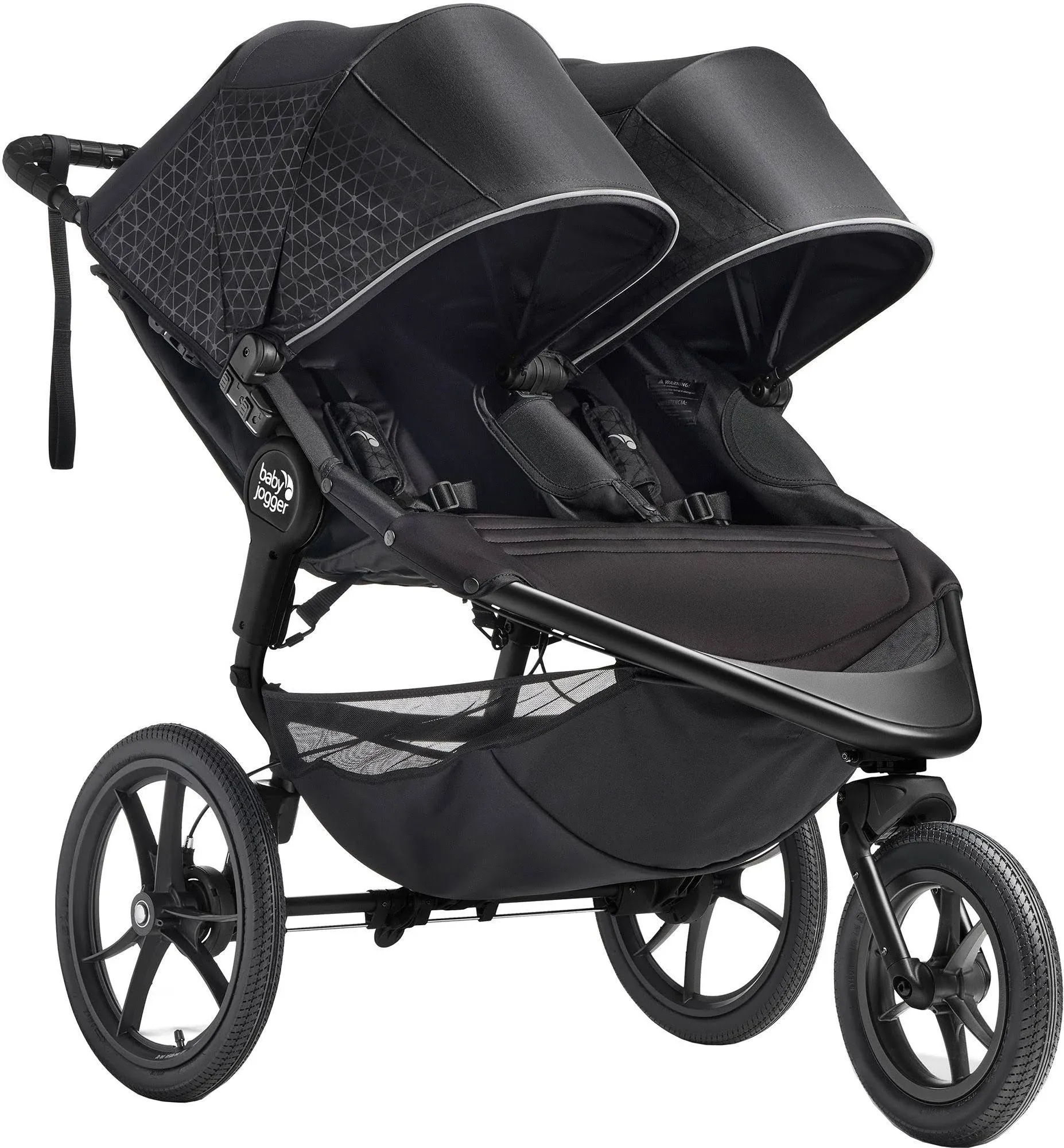 Baby Jogger - Summit X3 Jogging Double Stroller, Midnight Black