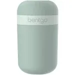 Bentgo Snack Cup - Reusable Snack Container with Leak-Proof Design, Toppings Compartment, and Dual-Sealing Lid, Portable & Lightweight for Work, Travel, Gym - Dishwasher Safe (Mint Green)