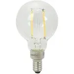 Sunlite LED G16.5 Filament Light Bulb, E12 Base, 2.5W, 250 Lumens, 30K, Warm White, Pack of 6 40959-SU