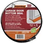 Frost King G16H 16' Garage Door Bottom Black