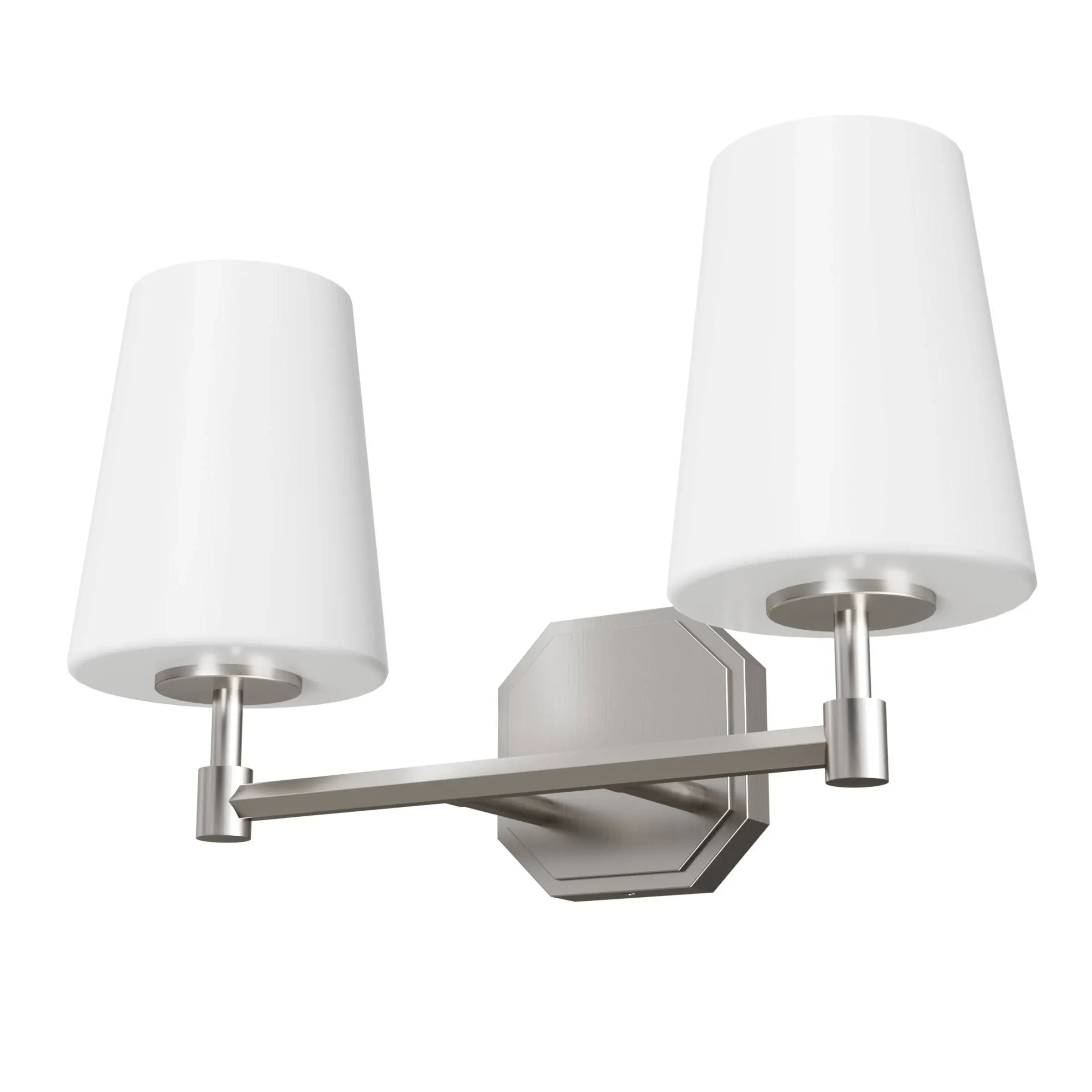 Hunter 19879 Nolita 2-Light Vanity Brushed Nickel