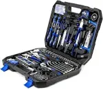 Prostormer 210-Piece Home Tool Kit, Household Auto Basic Complete Hand Repair Tool Set with Portable Storange Case,All Purpose Tool Box Kit for Men and Women