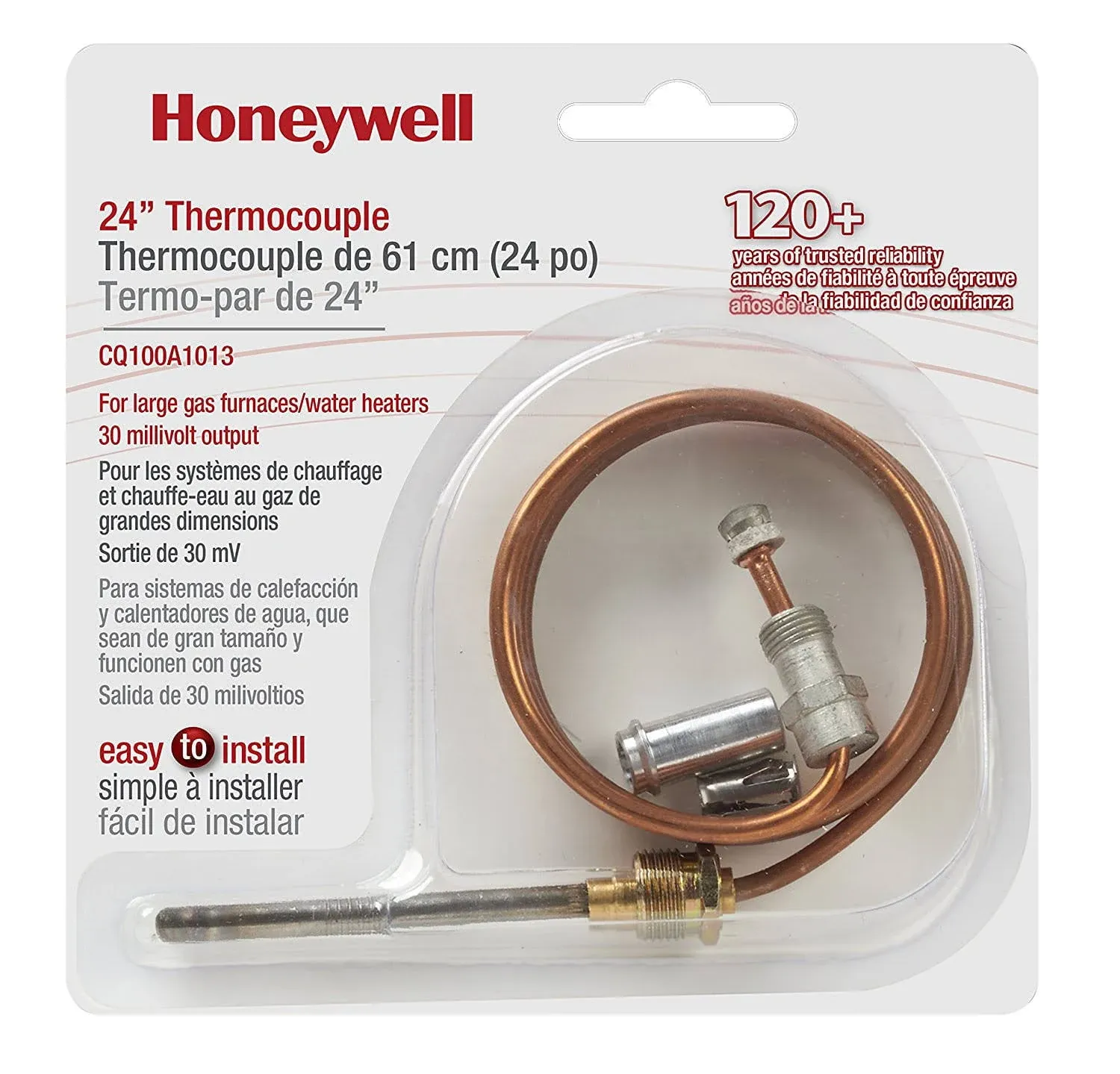 Honeywell CQ100A1013 24 inch Thermocouple