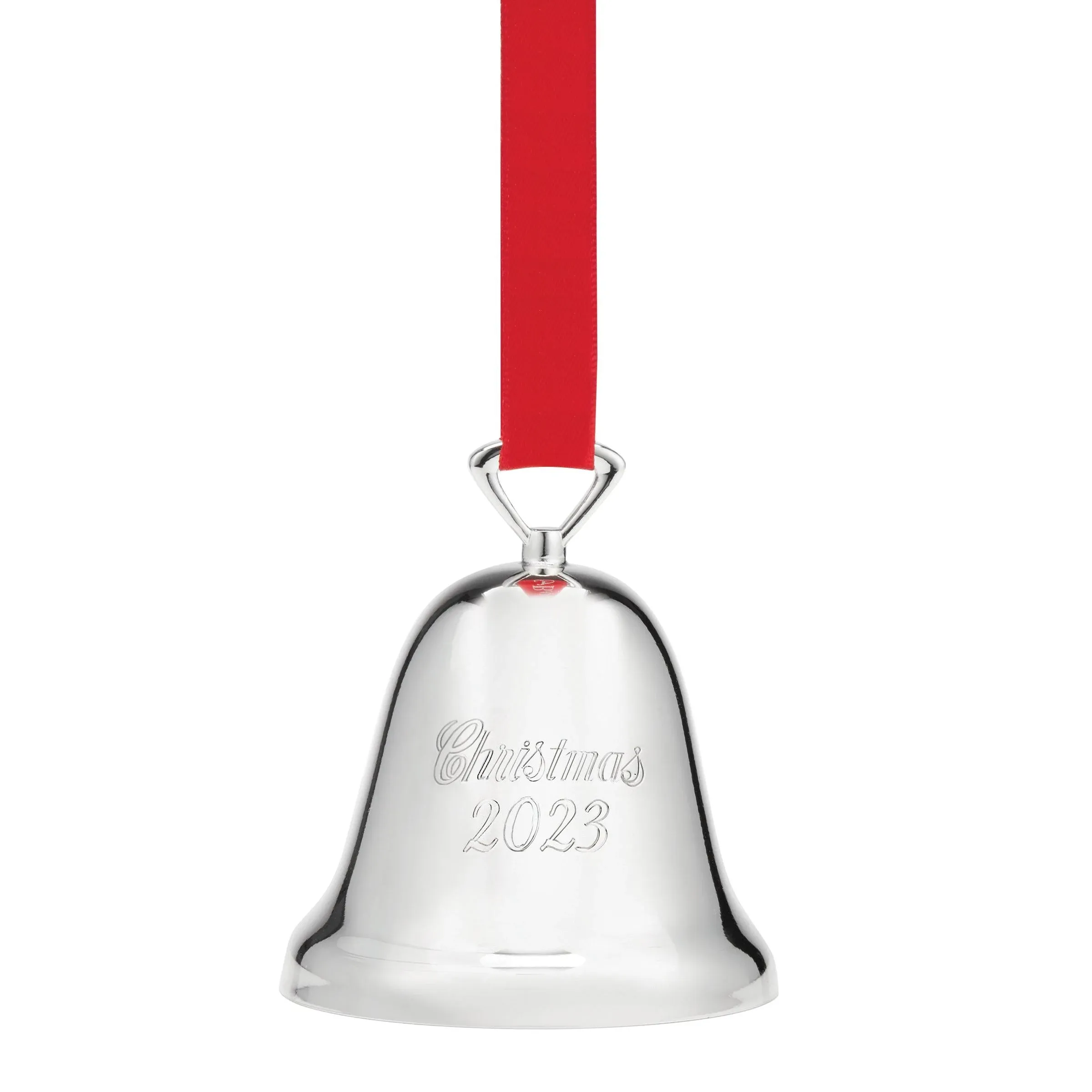 Reed & Barton 2023 Silverplate Christmas Annual Bell, 0.31, Metallic