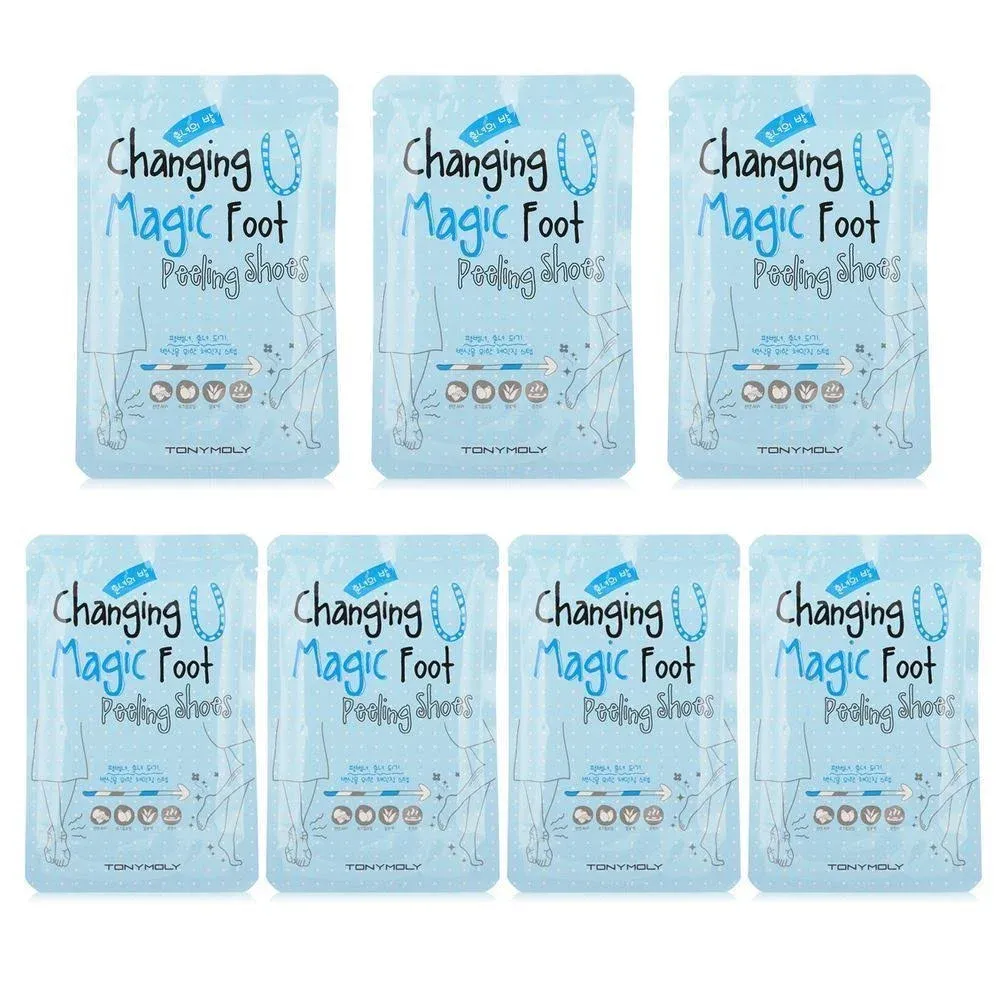 TonyMoly, Changing U, Chaussons exfoliants magiques, 1 paire, 17 g pièce