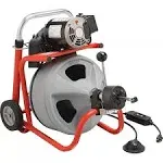 Ridgid 27013 K-400 Drain Cleaning Machine w/ 1/2"x75' Cable