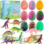 Bath Bombs for Kids with Surprise Toys Inside - XXL Dinosaur Toys Bath Bomb Gift, Gentle and Kids Safe Spa Bath Fizz Balls Kit, Bath Toys for Kids 3 4 5 6 7 8 9 Year, Valentines Day Gifts for Kids