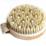 Dry Brushing Body Brush - Round Exfoliating Brush Body Brush Dry Brush for Cellulite and Improved Lymphatic Drainage Massager & Body Scrubber Brush