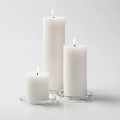 Richland® White Pillar Candles Set of 3