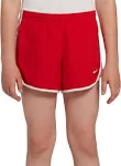 Nike Girls' Dry Tempo Running Shorts, Large, Sport Red/White