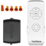 YukiHalu Ceiling Fan Remote Control Kit, Universal and Compact Size, Fan Speeds and Timings Control, Comply with UL1917