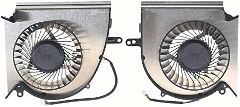 Replacement Fan for MSI GE75 Raider GL75 GP75 Leopard MS-17E2 CPU + GPU Cooling Fan Set