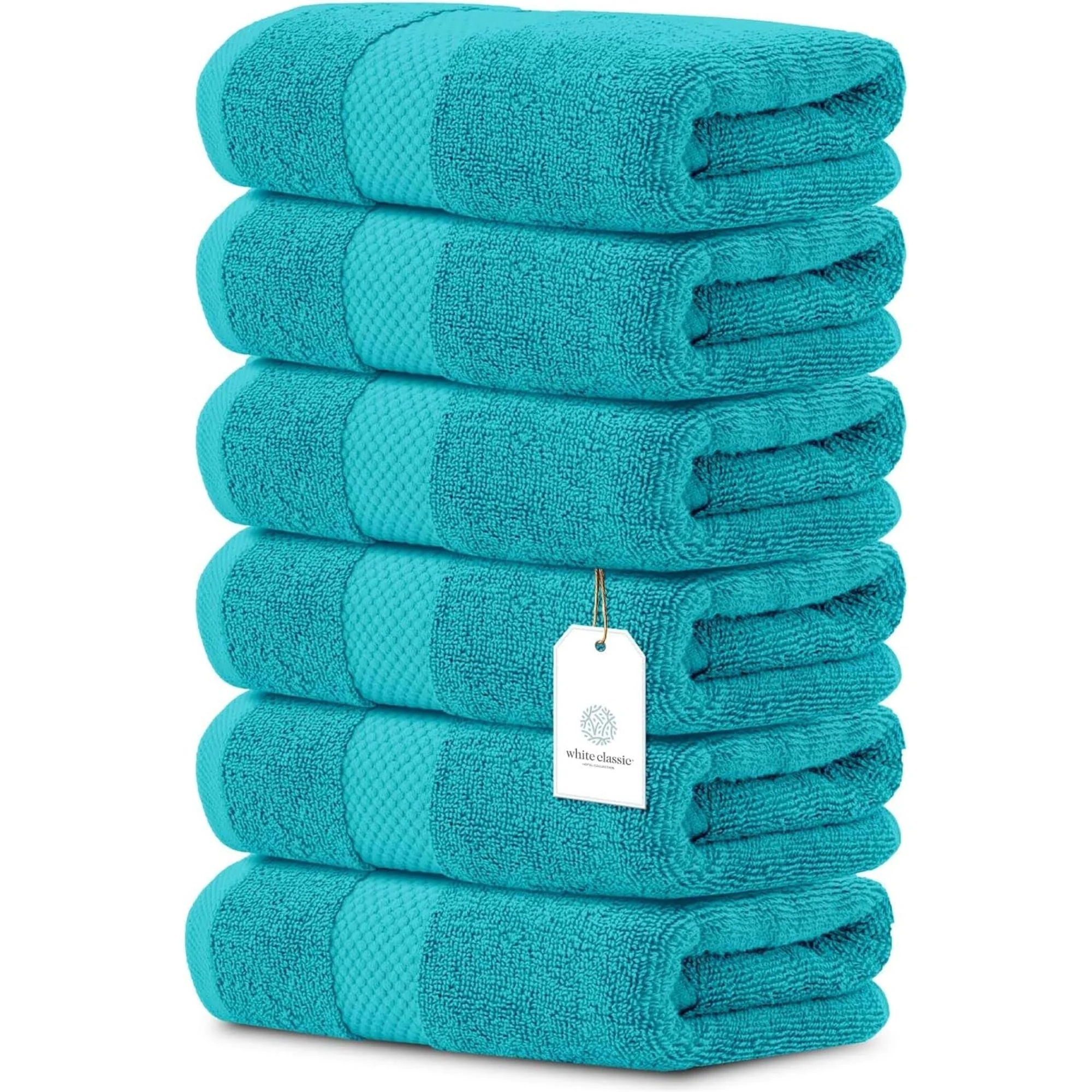 White Classic Luxury Cotton Hand Towel 16x30