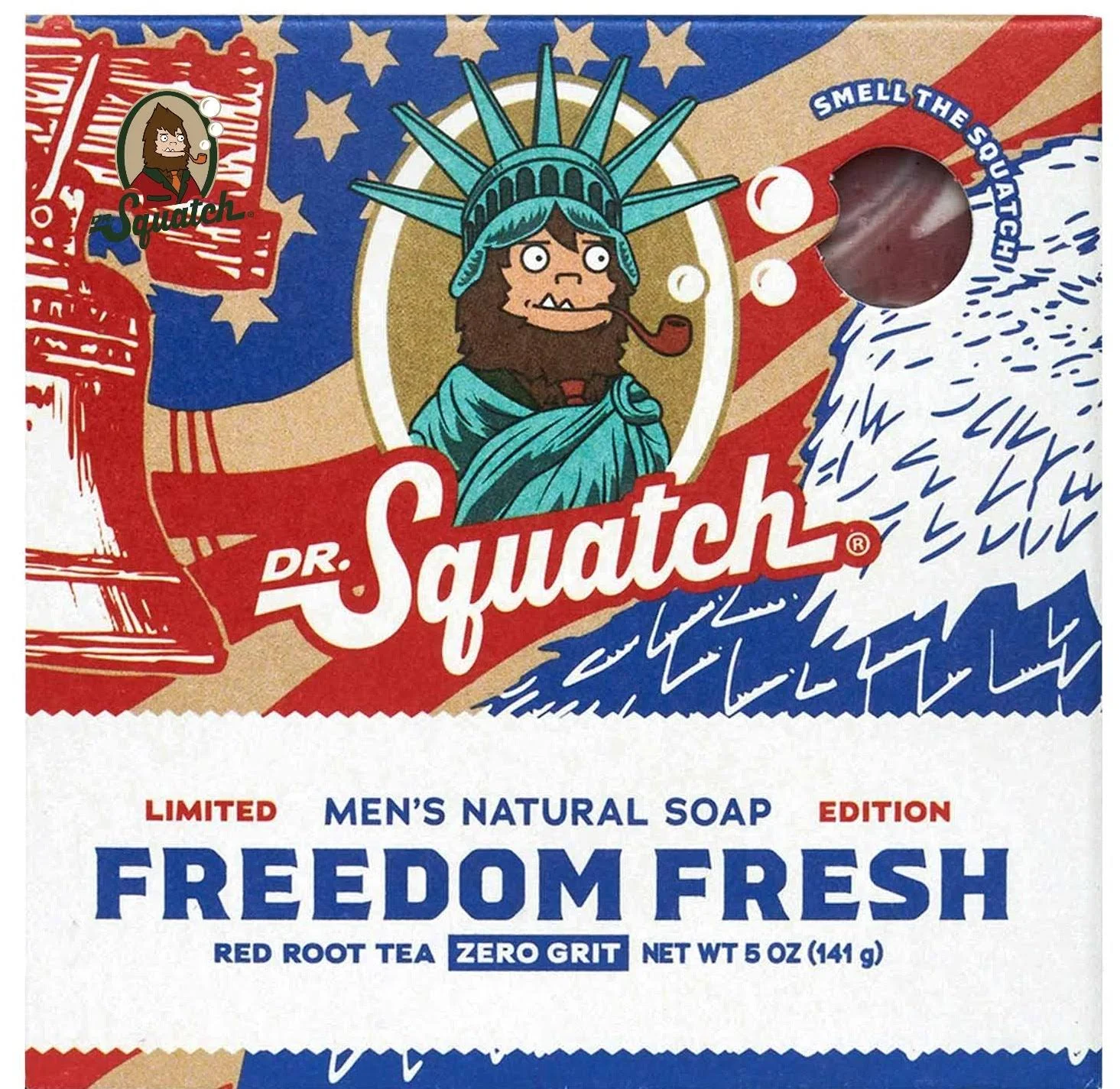 Dr. Squatch Freedom Fresh Bar Soap LIMITED EDITION - 5oz