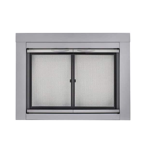 Pleasant Hearth Alpine Fireplace Glass Door