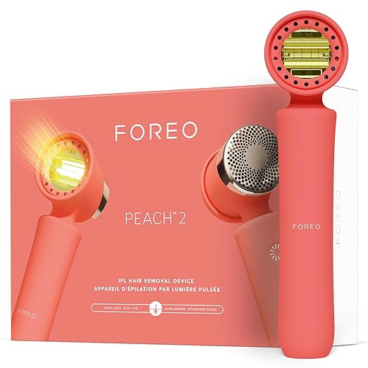 Foreo 2 IPL Hair Removal Device - Peach