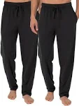 Fruit of the Loom Men's Extended Sizes Jersey Knit Sleep Pajama Lounge Pant (1 & 2 Packs)