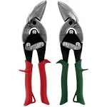 MIDWEST Aviation Snip Set - Left and Right Cut Offset Tin Cutting Shears