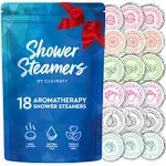 Cleverfy Shower Steamers Aromatherapy 18 Pack of Shower Bombs with Essential Oils Care Women and and