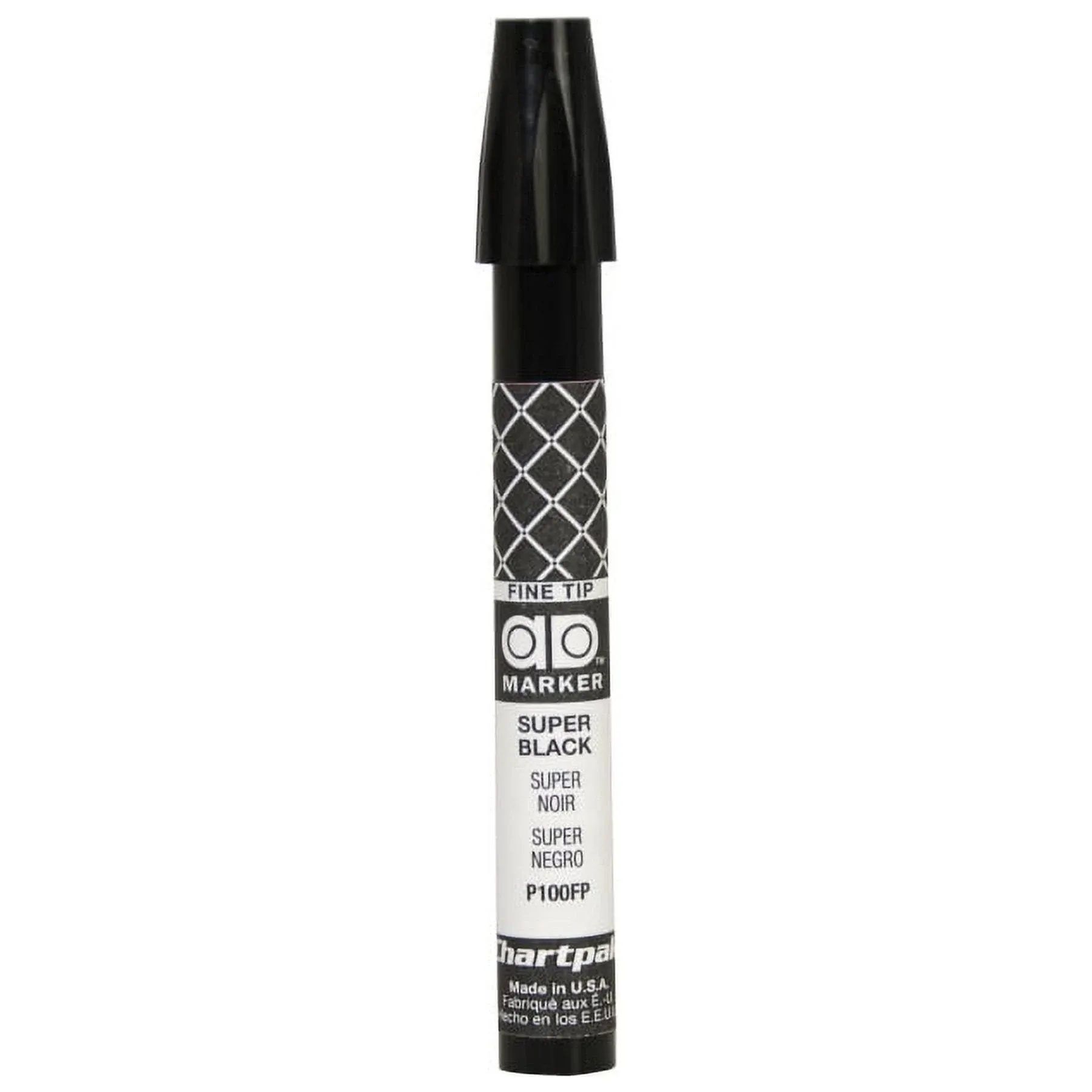 Chartpak - Fine-Tip Ad Marker - Super Black