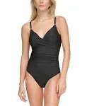 Calvin Klein Women's Twist-Front One-Piece Swimsuit