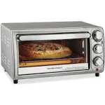 Hamilton Beach 4-Slice Silver Toaster Oven