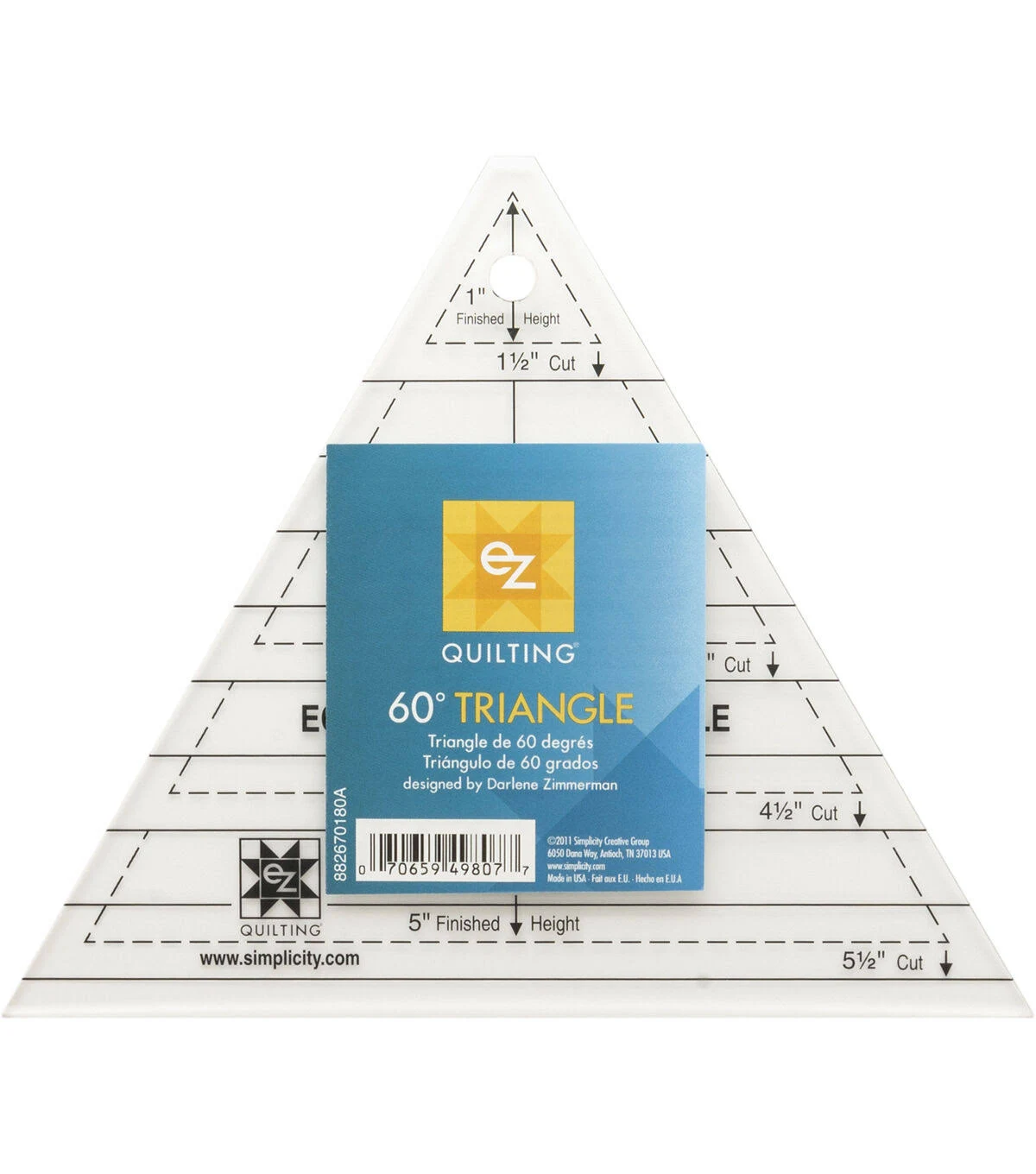 EZ Quilting Triangle Template Shape