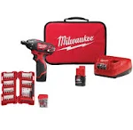 Milwaukee 2401-20 M12 Cordless 12 V Mid-Handle Screwdriver Bare Tool