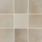 Bedrosians Celine 4" x 4" Matte Porcelain Floor & Wall Tile, Taupe (50-Pack, 5.38 sf)