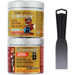 PC Products PC-Woody Wood Repair Epoxy Paste Kit with Mixing Tool, Two