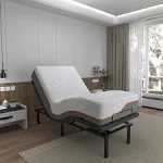 Zero Gravity Adjustable Bed with 14" Hybrid Mattress E3000 Series ESHINE