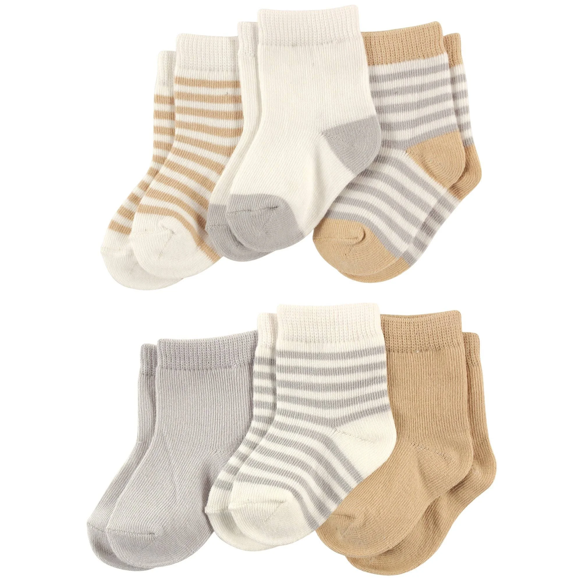 Touched by Nature Organic Cotton Socks, Girl Stripes