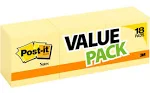 Post-it Notes, America’s #1 Favorite Sticky Note, 3 in x 3 in, Canary...