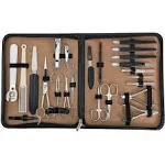 3 Swords Germany - Brand Quality 23 Piece Manicure Pedicure Grooming Kit Set for